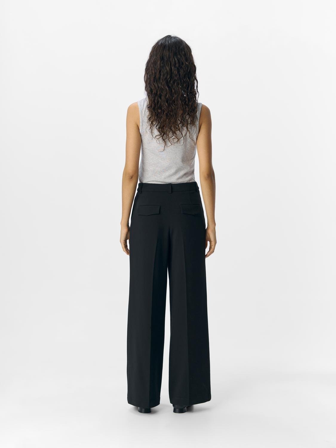 OBJIVY Trousers - Black - VERO MODA & VILA Bergvik